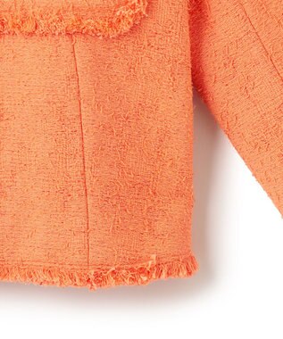 BEIGE， 【S-size】DAHLIA / ツイードジャケット Apricot