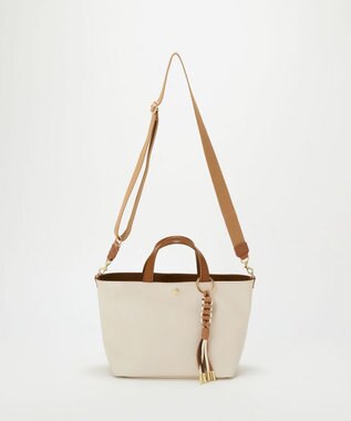 TOPKAPI 【Breath TOPKAPI】RIPPLE リプル コードチャーム付き 2way トートバッグ オフ