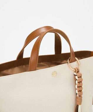 TOPKAPI 【Breath TOPKAPI】RIPPLE リプル コードチャーム付き 2way トートバッグ オフ