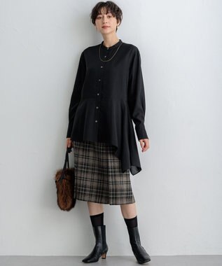 23区 ドロップメタル ラリエット ネックレス ゴールド系