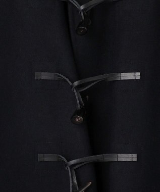 uncrave メルトンリバー ミドルダッフルコート ブラック