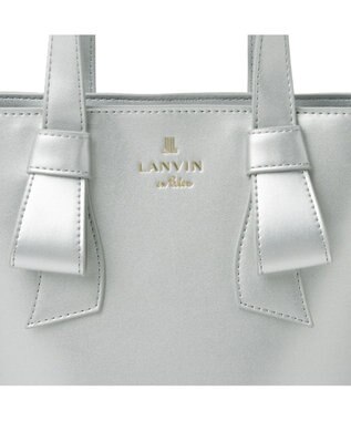 LANVIN en Bleu アンス 2wayバッグ シルバー