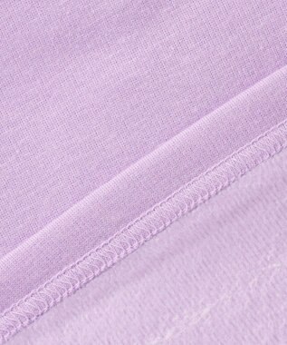 ANY KIDS 裏シャギー アップリケ トレーナー ラベンダー×ネコ