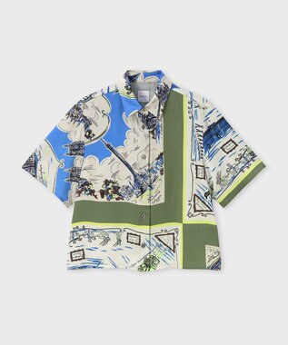 Paul Smith London Scarf 半袖シャツ ライトベージュ