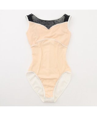 Chacott ノースリーブレオタード オフホワイト