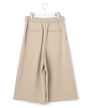 ICB L ワッシャーダルサテン ニーショーツ サンドベージュ