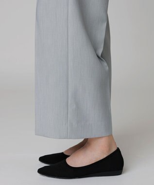 UNFILO L イージーパンツ ストレート ライトグレー系