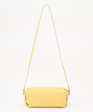 ANY 筒形ショルダーバッグ イエロー