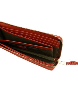 LANVIN en Bleu アーリ Lファスナー長財布 レンガ