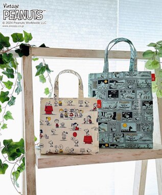 ROOTOTE 8600【スヌーピー】IP.スクエア.ラミネート.ピーナッツ-9H 02：ピーナッツ・ギャング