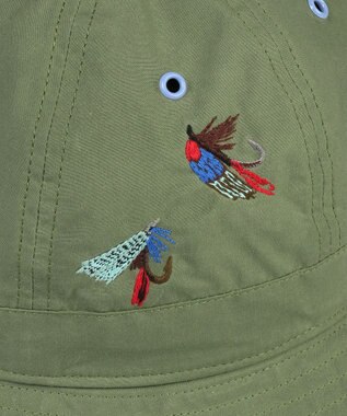 Paul Smith Paul Smith Loves Barbour Lure バケットハット カーキ