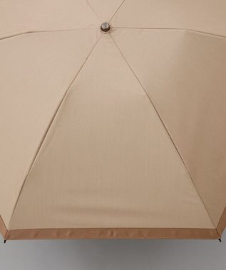 AURORA 【WEB・直営店限定】グログラン晴雨兼用傘（折りたたみ・クイックオープン） ベージュ