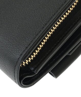 Maison de FLEUR ベルトリボンミニウォレット Black