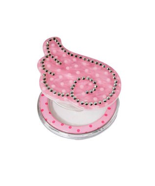 WEGO ビジューエンジェルmagsafeスマホグリップ ピンク