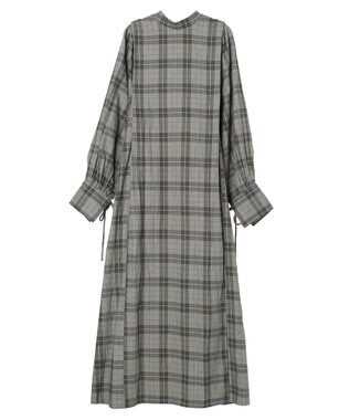 Green Parks ＫＢＦ　袖ボリュームシャツワンピース Khaki