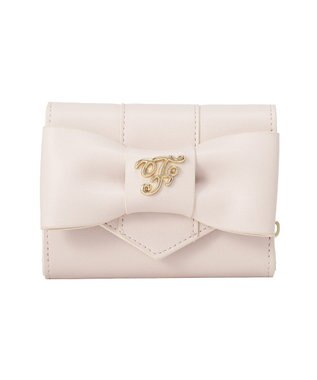 Maison de FLEUR ベルトリボンミニウォレット Pink