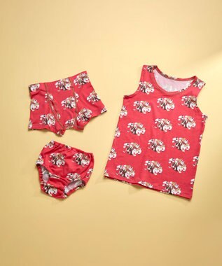 une nana cool 2026年お年賀「まるっとうまくいく」 キッズ男女児兼用トップ(ノースリーブ) レッド