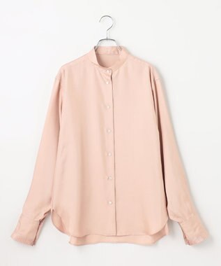 #Newans 【ANSWER for ファッショニスタ】プリーツボウタイ付シャツ ピンク系