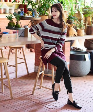 Tiaclasse L 【日本製・洗える】ロイカジョガーパンツ ブラック