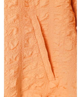 earth music&ecology シャーリングタックスリーブブルゾン Pink Orange