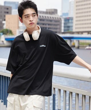 WEGO 【ユニセックス着用ITEM】ALWAYS　TOGETHER　プリントT（SS） ブラック