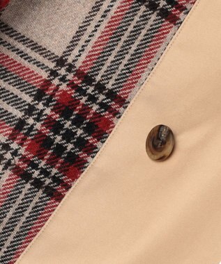 J.PRESS LADIES L コンパクトギャバ ステンカラー コート ベージュ系