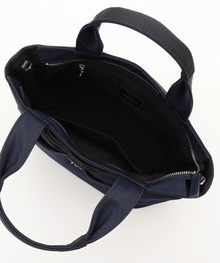 TOCCA 【大人百花掲載】【撥水】RIBBON BRICK TOTE M トートバッグ M ネイビー系