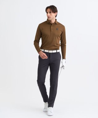 23区GOLF 【MEN】ハイゲージスムースパンツ ストレッチ グレー系