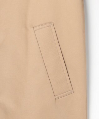 J.PRESS LADIES L コンパクトギャバ ステンカラー コート ベージュ系