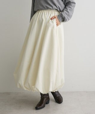CRAFT STANDARD BOUTIQUE ボリュームバルーンスカート White