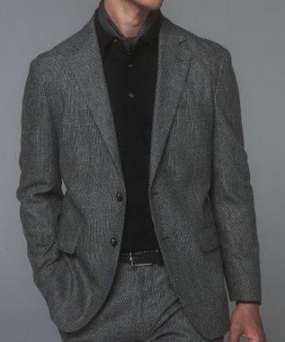 GOTAIRIKU 首にも巻ける【2WAY/日本製】シルク100% ポケットチーフ（ドット柄） ブラック系8