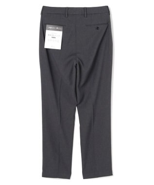 UNFILO MENS 【OCEANS 雑誌・web・YouTube 掲載】WOOL TOUCH 機能美パンツ スリム【東レ開発のウール見え高機能素材】 チャコール
