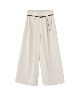 Green Parks ベルト付きスカーチョ Ivory