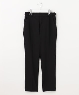 J.PRESS LADIES 【洗える】2way thermoサキソニー テーパード パンツ ブラック系