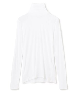 BEIGE， 【洗える】SORE / シアーコットンハイネックカットソー White