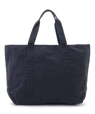 J.PRESS MEN コットンキャンバス オーバルトートバッグ ネイビー系