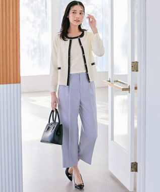 ANY SIS 【WEB・一部店舗限定】褒めらレディ ワイド パンツ ライトブルー