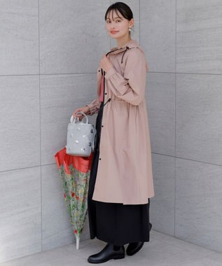 ANY SIS 【WEB限定】ポケッタブル レインコート ピンク