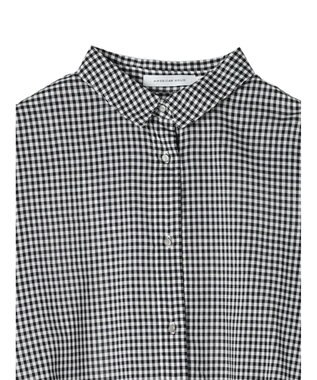 AMERICAN HOLIC ＵＶカット／接触冷感ギャザースリーブブラウス　 Gingham Check