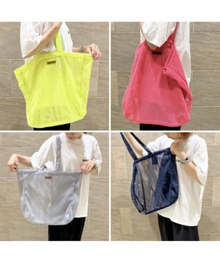 ROOTOTE 0676【直営店限定:メッシュトート】SC.トール.ハイヴ-A 01：イエロー