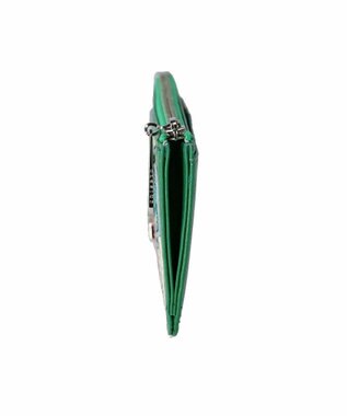 tsumori chisato CARRY tcパッチワーク カードケース フラグメントケース ミニ財布 グリーン