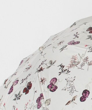 AURORA JILL STUART ジル スチュアート 晴雨兼用折り畳み傘(ボタニカル柄) 日傘 ライラック