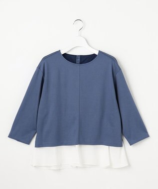 J.PRESS LADIES S コンパクトポンチ カットソー ダルブルー系