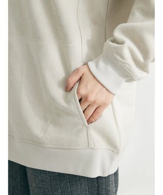 CRAFT STANDARD BOUTIQUE フェイクスエードスタンドプルオーバー Ivory