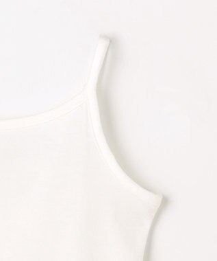 ANY KIDS 【洗濯機可能/吸汗速乾】裾レース ドライタッチ キャミソール オフホワイト