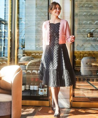 TOCCA 【洗える！】NIGHT SKY KNIT ボレロ ピンク系