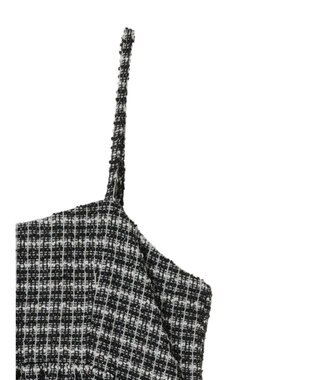 earth music&ecology ツイードキャミチュニック Black