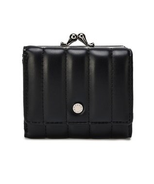 style code 【MERCURYDUO/マーキュリーデュオ】スタッズキルティング　口金ミニ財布 ブラック