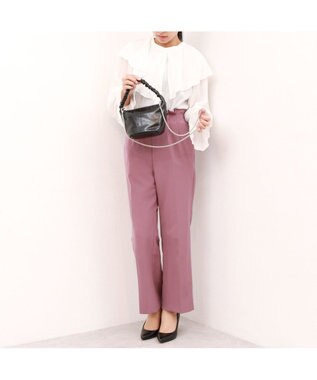 UNBILLION カシュカシュ cachecache / ギャザーハンドルメタリックミニショルダー ブラック