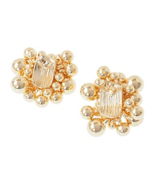 Green Parks ・HALF TIME メタルタッセルピアス Gold